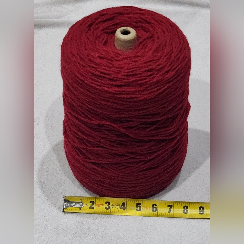 Red Yarn Cone - Picture 4 of 4